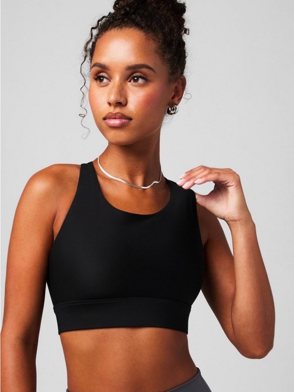 Fabletics No-Bounce High Impact Sports Bra - Black
